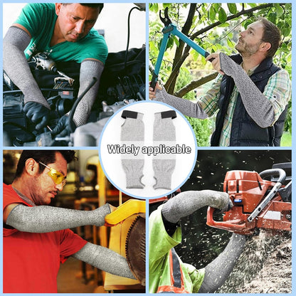 Cut Resistant Arm Sleeves, Protective Forearm Guards for Thin Skin, Gardening & Work 1 Pair