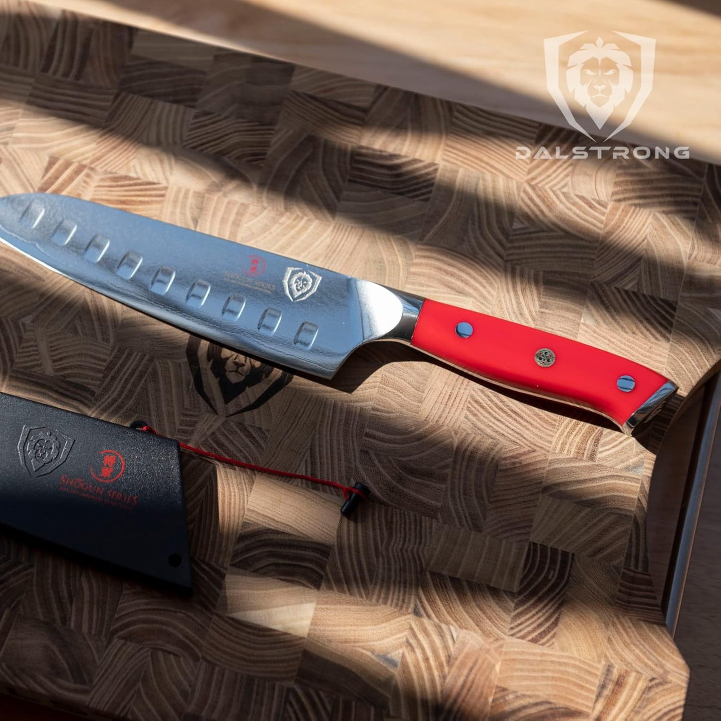 Dalstrong Santoku Knife - 5 inch - Shogun Series Elite - Japanese AUS-10V Super Steel Kitchen Knife - Black G10 Handle - Vegetable Knife - Damascus Layered - Vacuum Heat Treated - Sheath Included