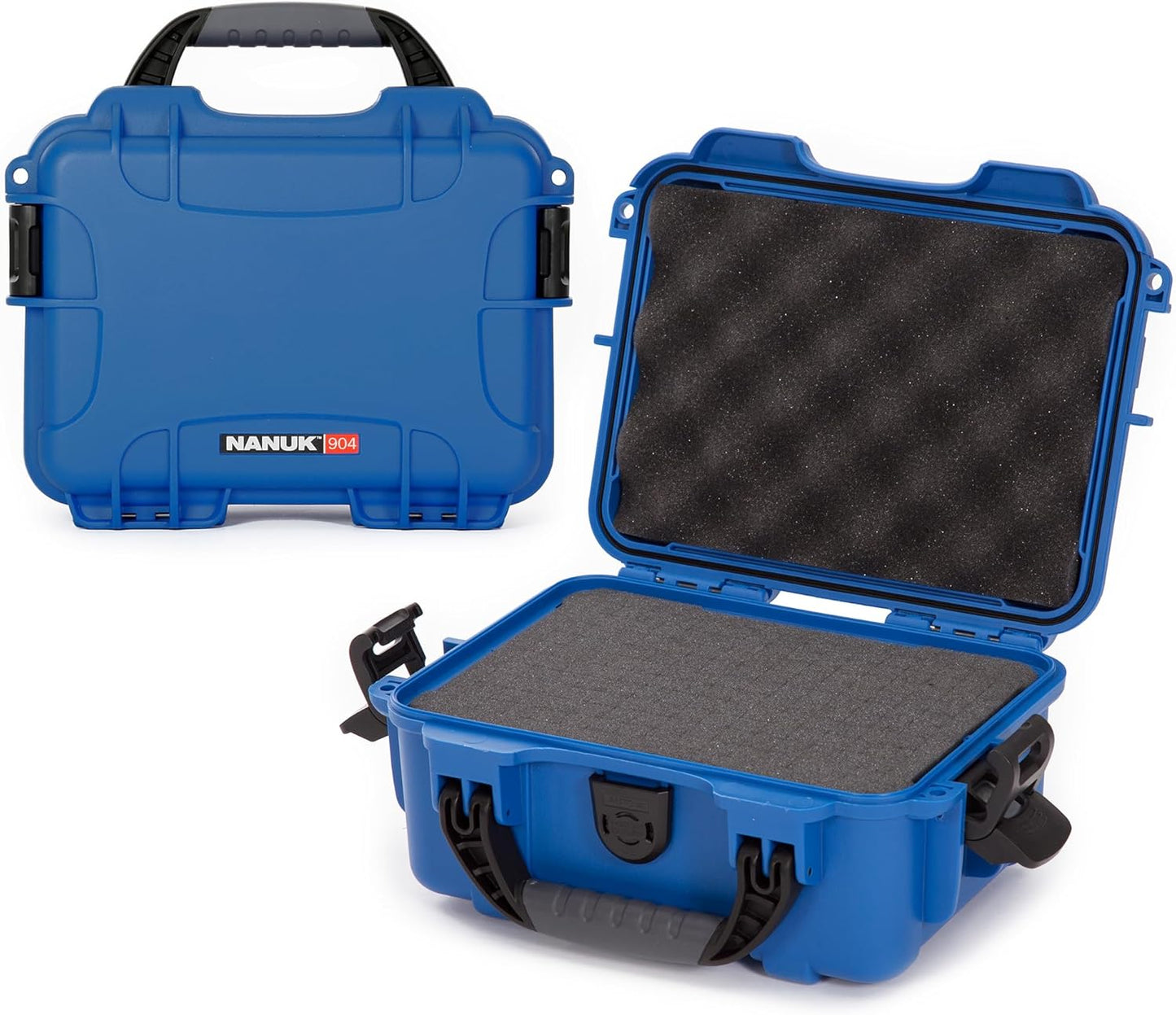 NANUK 904 Hard Case with Foam – IP67 Waterproof Protective Case for Camera, Drone & Gear – Impact-Resistant & Dustproof – Perfect for Travel 10.2" x 7.9" x 4.5" – Yellow
