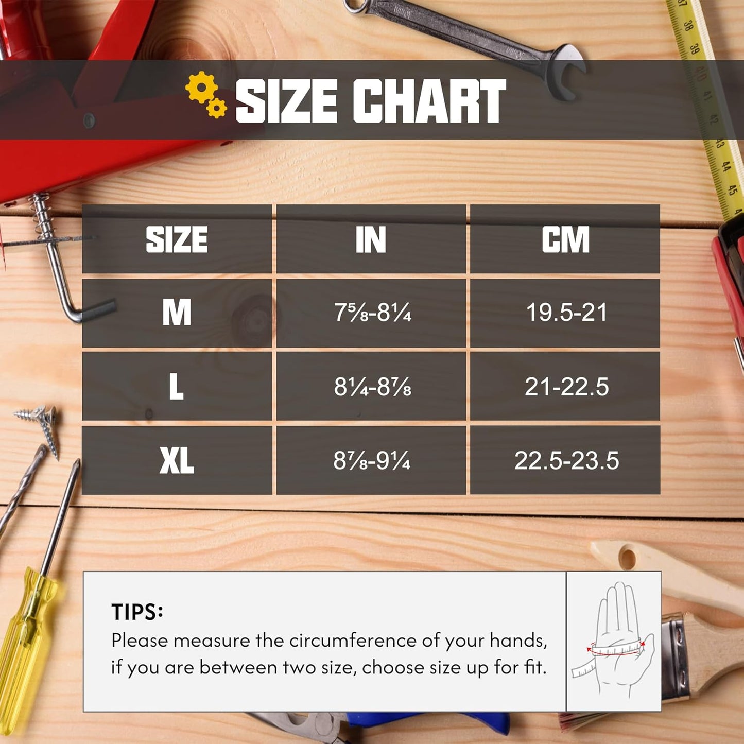 HANDLANDY Work Gloves for Men & Women, Utility Mechanic Working Gloves Touch Screen, Flexible Gardening Gloves for Yard