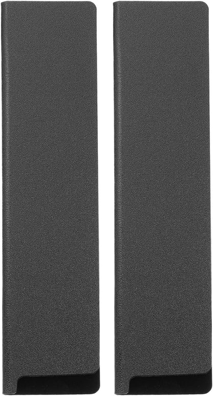 uxcell 2 Pcs Knife Tip Guards 6.5"x 2" ABS Knife Cover Sleeves Knife Case Blade Protector Universal Knife Sheath for Home Kitchen Knife, Black