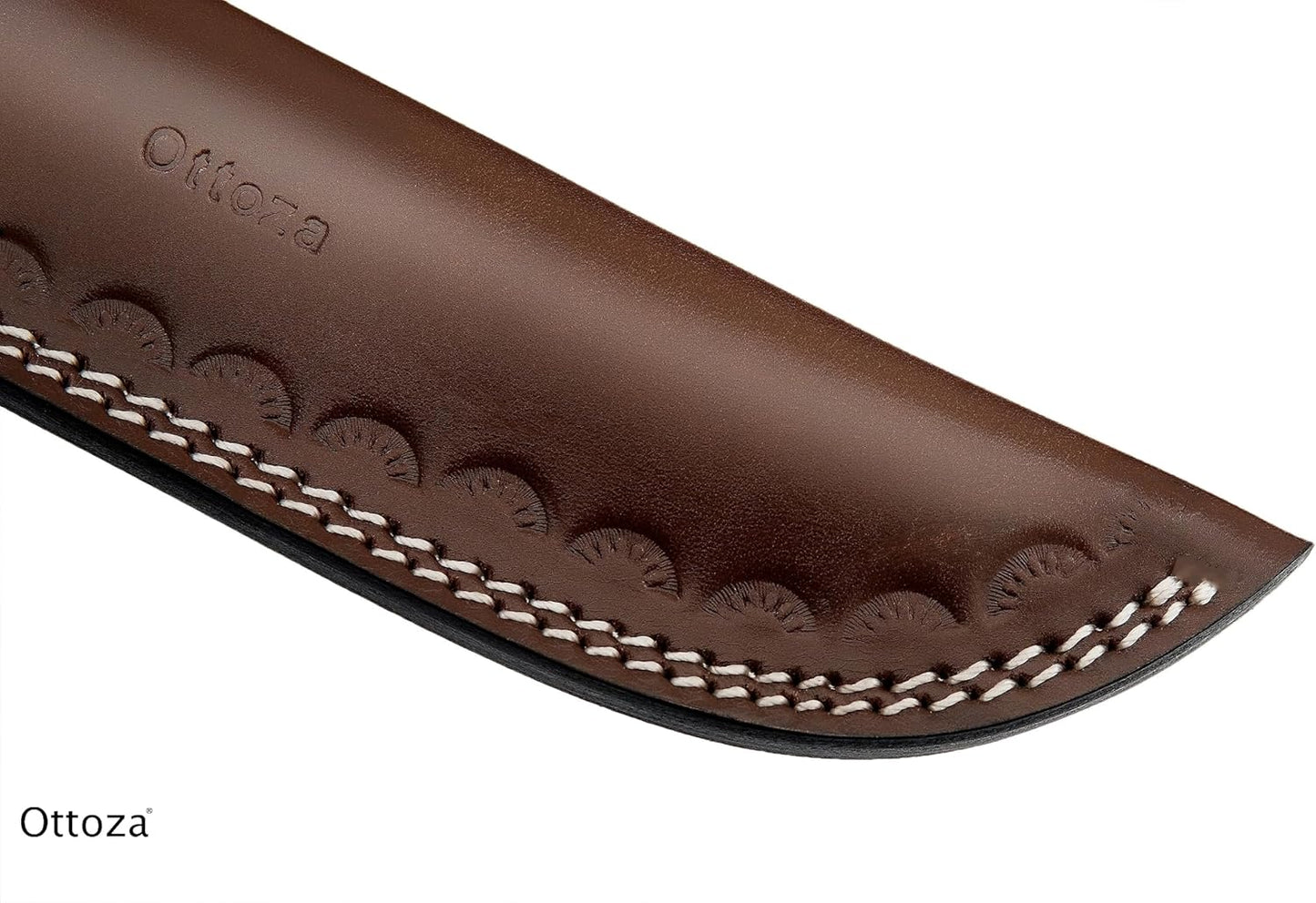 Ottoza TOP GRAIN Leather Knife Sheaths for Fixed Blade Knives, Leather Knife Sheath for Belt, Leather Knife Holster Belt Knife Holder, Vertical Knife Sheath for Belt No:111