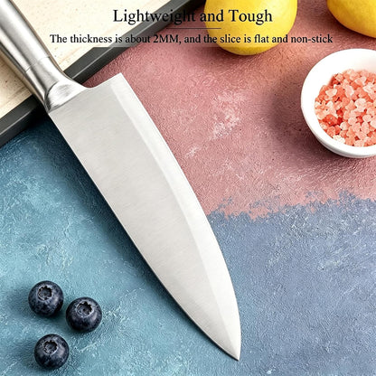 Elegant Purple 9-Piece Kitchen Knife Set with Acrylic Block,Non Stick Sharp Stainless Steel Chef Knives with Sharpener,Gift Ready Cutlery Set for Women