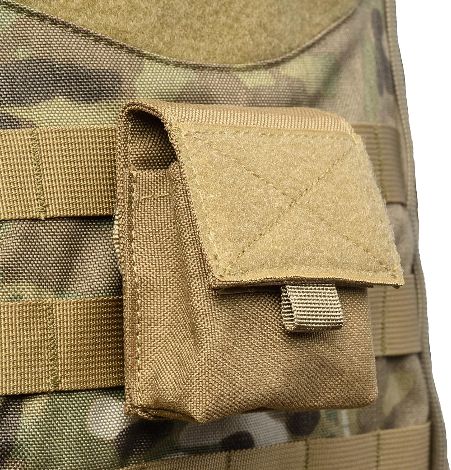 Azarxis Tactical Mini Belt Pouches, Multi-Purpose Small Battery Case Compact Utility EDC Card Slot Holder Waist Bags Military Molle Pack Sundries Storage Pack