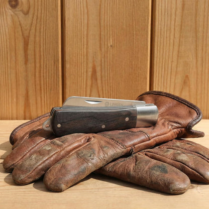 Professional Pruning & Grafting Knife - 3.5 Inch Sharp Stainless Steel Blade, Gardening, Budding, Mushroom Harvesting & Outdoor Use (model-E)