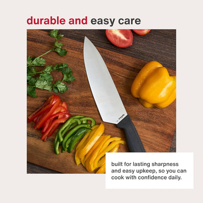 Zyliss Bread Knife - Serrated Bread Knife with Ergonomic Handle - Stainless Steel Kitchen Blade - Sharp Serrated Blade for Precision Slicing - Kitchen Tool for Everyday Use