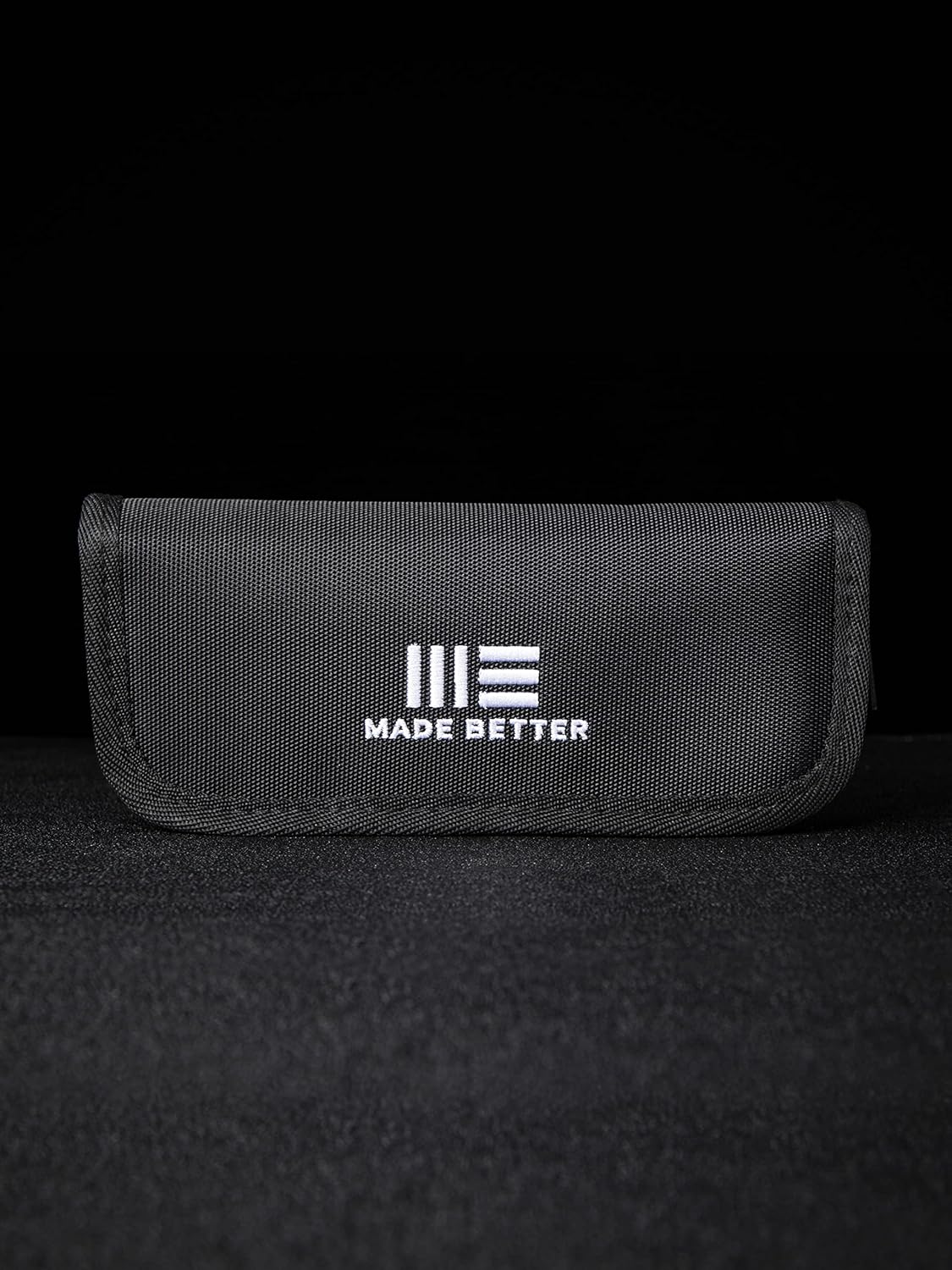 WeKnife Nylon Utility Knife Pouch - Compatible with 2 knives for Carrying Folding Pocket Knives and Accessories - Includes A Polishing Cloth And Stickers WE-01