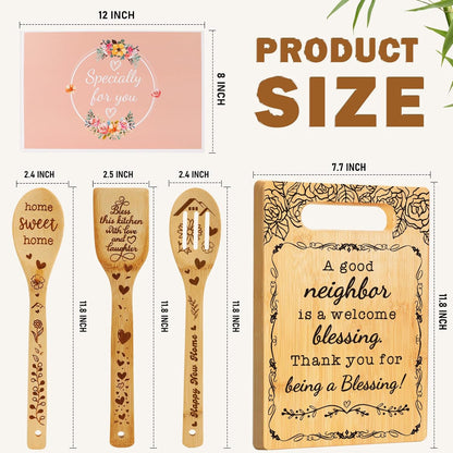2026 Retirement Gifts for Woman,Cutting Board Set Retrement Gift for Women Nurse Teacher Coworker Leaving Going Away Farewell Gift for Retired Colleague Leader Friend, Recipe for a Great Retirement