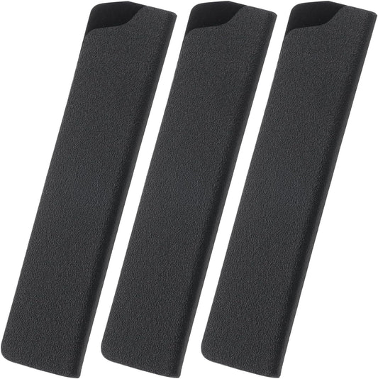 uxcell 5 Pcs Knife Cover Sleeves, 8.3" x 1.4" ABS Knives Edge Guard Blade Protector Universal Knife Sheath for Home Kitchen, Black