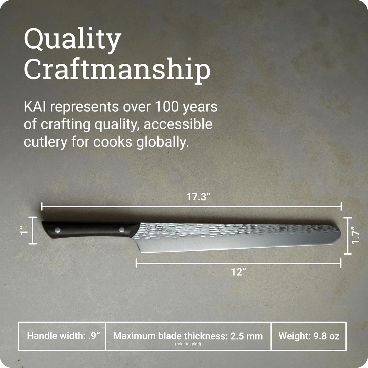 Kai 9" Combination Honing Steel, Smooth and Micro-Ribbed Honing Rod, Built-In Angle Guide, Sure Grip Handle, Japanese Knife Sharpener for Professional and Home Chefs
