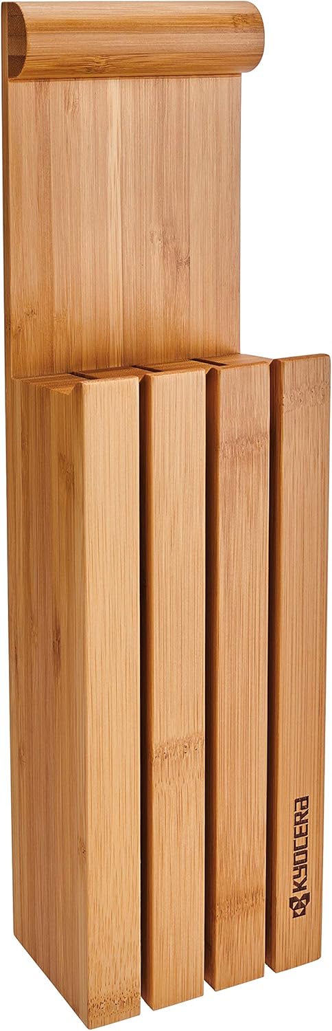 Kyocera KBLOCK3 Bamboo 3-Slot Knife Block