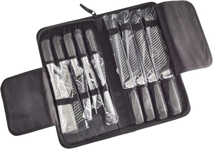 Ross Henery Eclipse 9-Piece Chef Knife Set – Stainless Steel Kitchen Knives with Travel Case