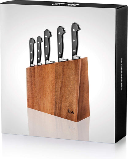 Cangshan V2 Series 59908 6-Piece German Steel Forged Knife Block Set