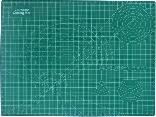 Gundam Model Builder's Self Healing Cutting Mat Rotary Sewing Mat Quilting Cutting Board, Craft Cutting Board for Sewing, Double Sided, 2.4 Pounds, 5-layer 18" x 24"(A2)