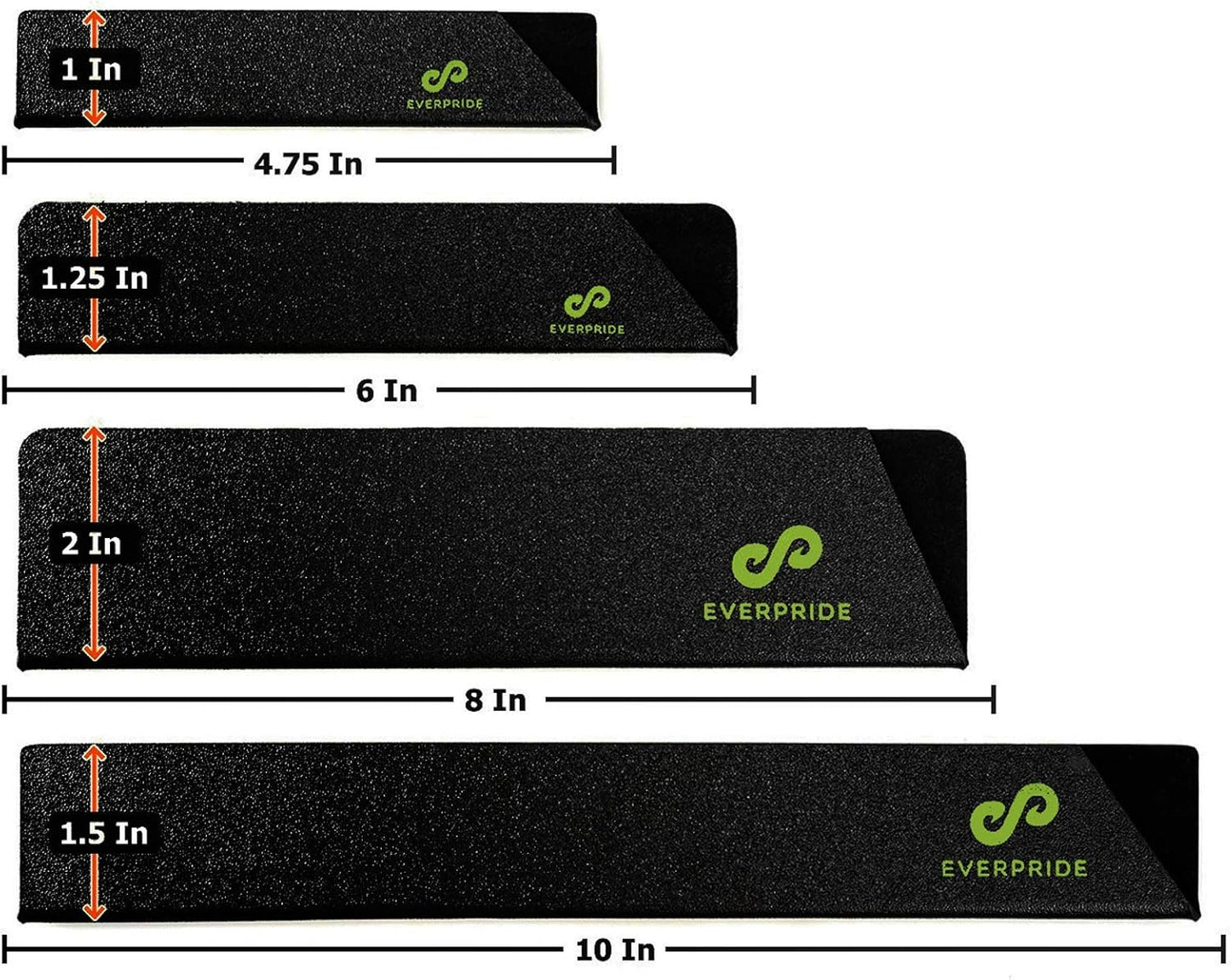 EVERPRIDE Chef Knife Sheath Set (10-Piece Set) Universal Blade Edge Cover Guards for Chef’s and Kitchen Knives – Durable, BPA-Free, Felt Lined, Sturdy ABS Plastic – Knives Not Included