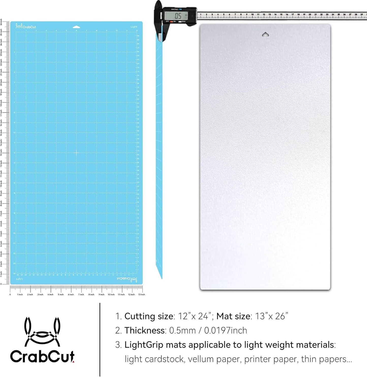 Cutting Mats for Cricut Maker 4/Explore 4/Maker 3/Explore 3/Explore Air 2 12x12 Inch 3Pack Pink FabricGrip Durable Long Lasting Ultra Strong Stickness Replacement Cut Mat for Cricut/Siser Juliet Romeo