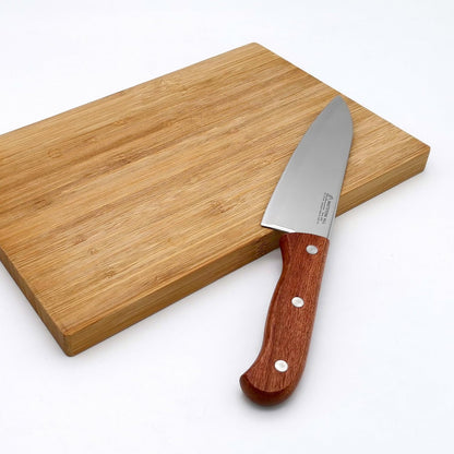 Kitchen Utility Knife 5 Inch - MATTSTONE HILL Charcuterie Knife, Carving Tools, Sausage Knife, Meat Knives, High Carbon Steel, Wood Handle