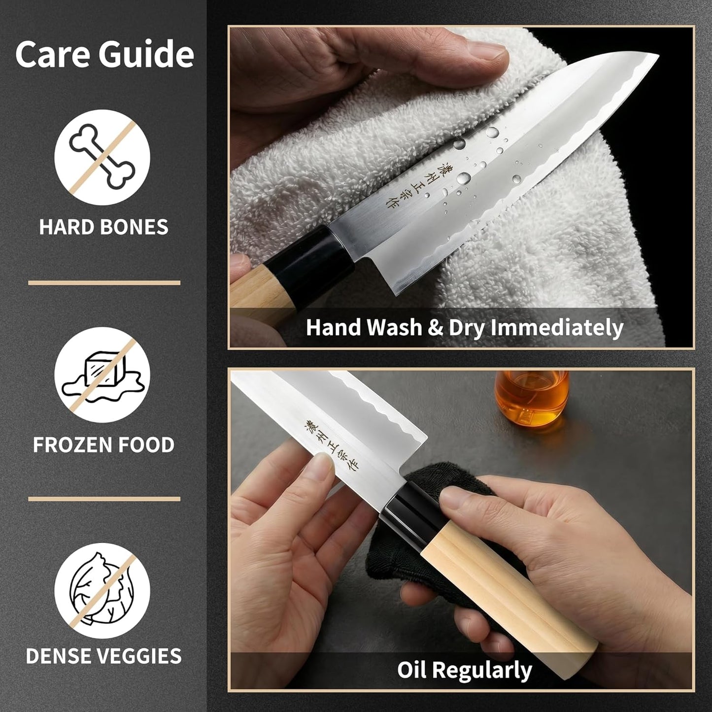 6.7 Inch Santoku Knife, Made in Japan, High Carbon Molybdenum Stainless Steel Japanese Chef Knife with Sakura Handle, Kitchen Knife for Slicing Meat, Vegetable & Fruit