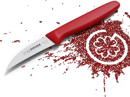 GIESSER 8545 sp 6 r Bird's beak peeling knife special red handle