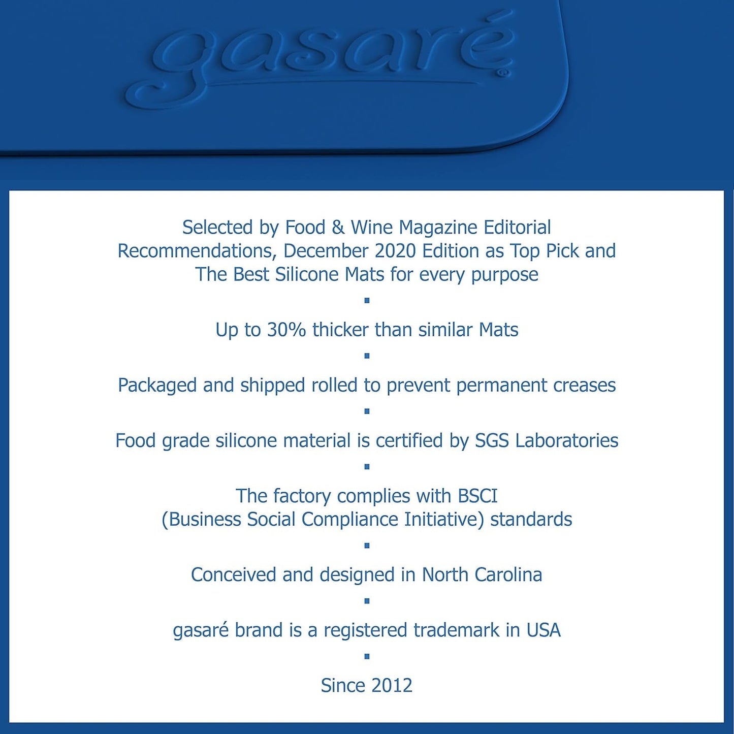 GASARÉ, Set of 2, Extra Large, Thick, Silicone Mats for Kitchen Counter, Heat Resistant Mats, Countertop Protector, Non-Slip, Easy to Clean, 25 x 17 Inches x 1.4mm, Black