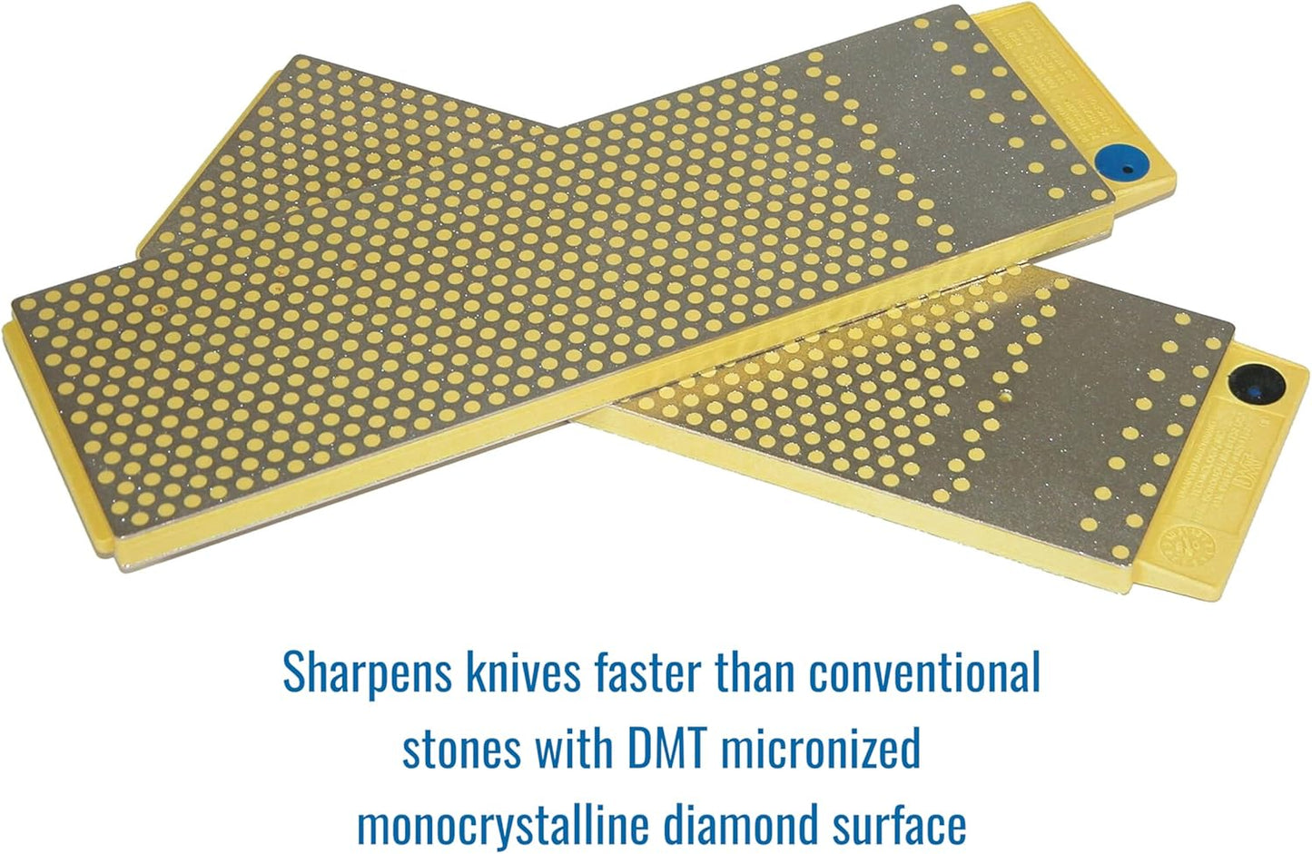 DMT WM8FC-WB DuoSharp Double-Sided Diamond Whetstone, Fine/Coarse (600/325) Diamond Sharpening Stone with Base, 8-Inch