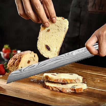 Utility Knife, 5 Inch Chef Knife, Ultra Sharp Kitchen Knife with High Carbon Stainless Steel Blade, Multipurpose Kitchen Knife with Ergonomic Pakkawood Handle and Gift Box