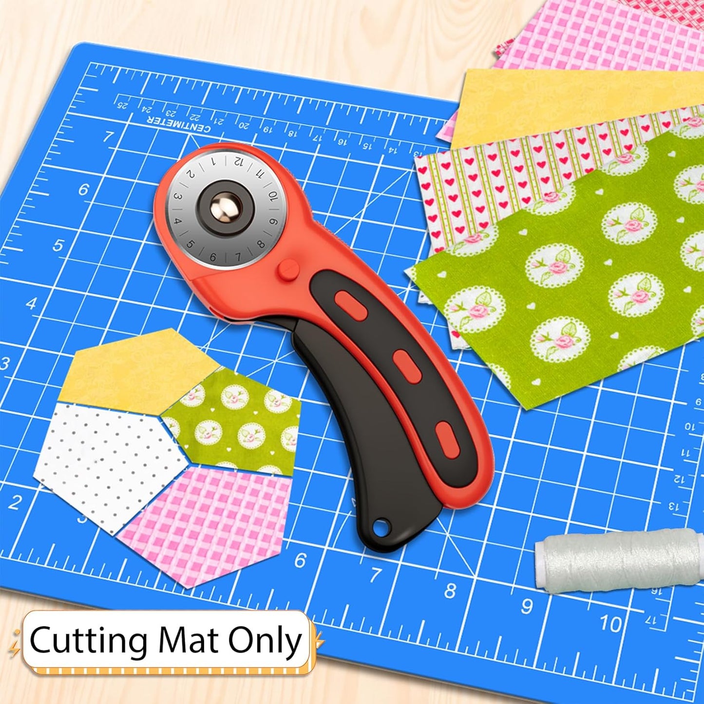 DIYSELF Cutting Mat 8in×6in, Self Healing Cutting Mat, A5 Rotary Cutting Mats for Crafts Sewing Hobby Fabric Project, 5-Ply Craft Cutting Board Double Sided, Craft Mat, Matting & Mounting Materials