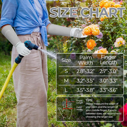 HANDLANDY Rose Pruning Gloves for Men & Women, Long Thorn Proof Gardening Gloves, Breathable Pigskin Leather Gauntlet, Best Garden Gifts & Tools for Gardener
