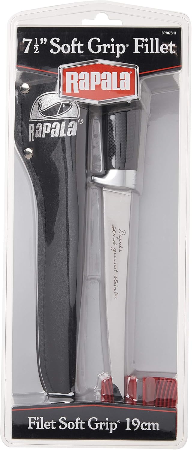 Rapala4 Soft Grip Fillet / Single Stage Sharpener / Sheath