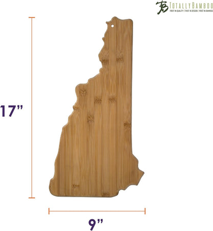 Totally Bamboo Oklahoma State Shaped Bamboo Serving and Cutting Board
