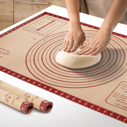 Zulay Kitchen Silicone Baking Mat Sheet Set - Reusable Baking Mat Nonstick - Half Sheet Baking Mat For Oven (Black, 1 Pack)