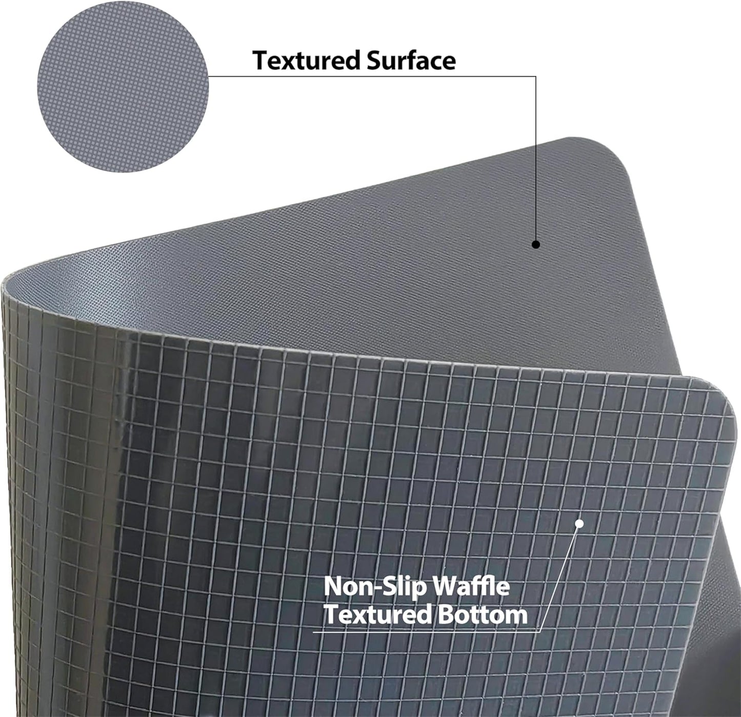 WK Flexible Plastic Cutting Boards Mats for Kitchen, Flexible Non Slip Cutting Mat, Thin Cutting Sheets, BPA Free, Dishwasher Safe, Multi Sizes