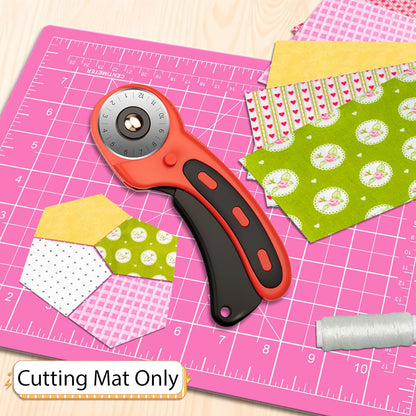 DIYSELF Cutting Mat 8in×6in, Self Healing Cutting Mat, A5 Rotary Cutting Mats for Crafts Sewing Hobby Fabric Project, 5-Ply Craft Cutting Board Double Sided, Craft Mat, Matting & Mounting Materials