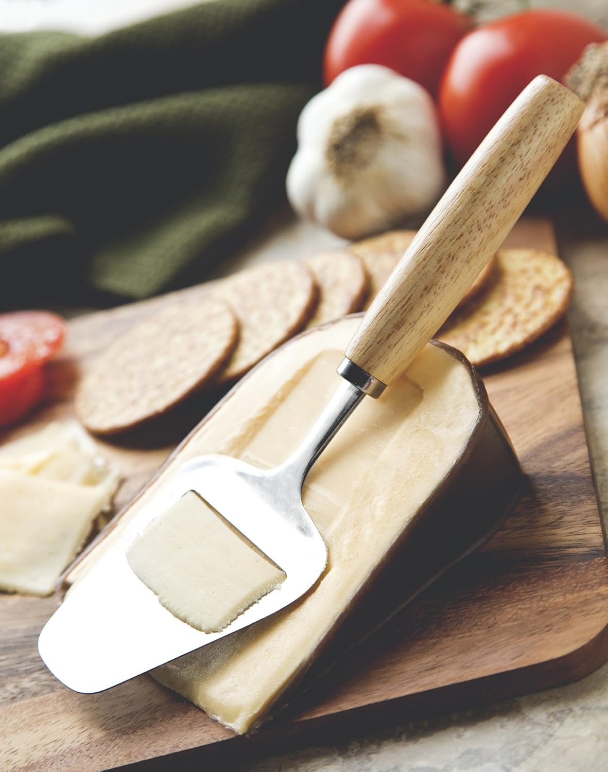 Fox Run Cheese Slicer Stainless Steel, Dual-Sided Thick and Thin Cheese Slicer