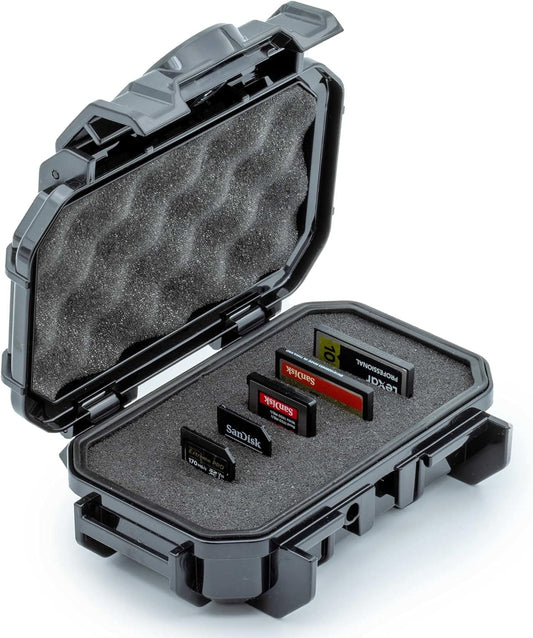 Evergreen 52 Dry Box Protective Case with Pick & Pluck Foam - Travel Safe/Mil Spec/Waterproof/USA Made - for Pistols, Cameras, Phones, Camping, Fishing, Hiking, Traveling, Water Sports, Knives (Red)