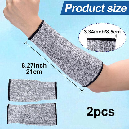 PAGOW Cut Resistant Sleeves for Arm Protection, Bite-Proof Forearm Protector, Gardening Sleeves for Thin Skin