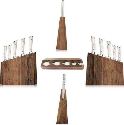 Cangshan S1 Series 1022568 German Steel Forged 5-Piece Starter Knife Block Set, Walnut