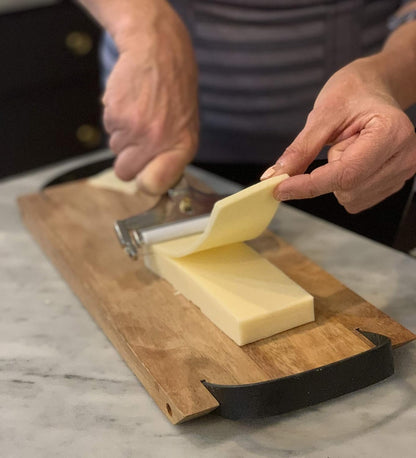 Fox Run Cheese Slicer Stainless Steel, Dual-Sided Thick and Thin Cheese Slicer