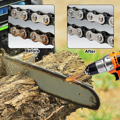 45pcs Diamond Chainsaw Sharpener Bits, 3 Size High Hardness Diamond Chain Electric Chainsaw Sharpening Wheels Stone Bits for Wood Jewelry Stone Glass Polishing(4mm/4.8mm/5.5mm)