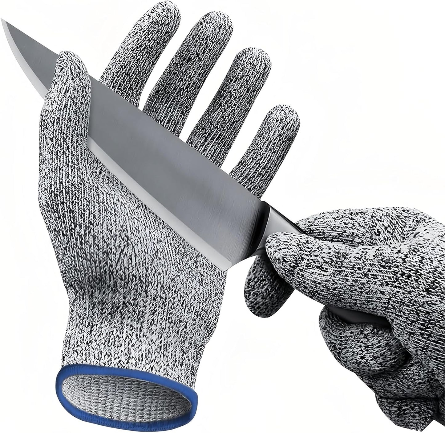 ANSI A9 Cut Resistant Gloves,Cut Resistant Work Gloves,Cut Proof Gloves Nitrile Coated For Metal Fabrication,Woodworking, Construction,Touch Screen,Large