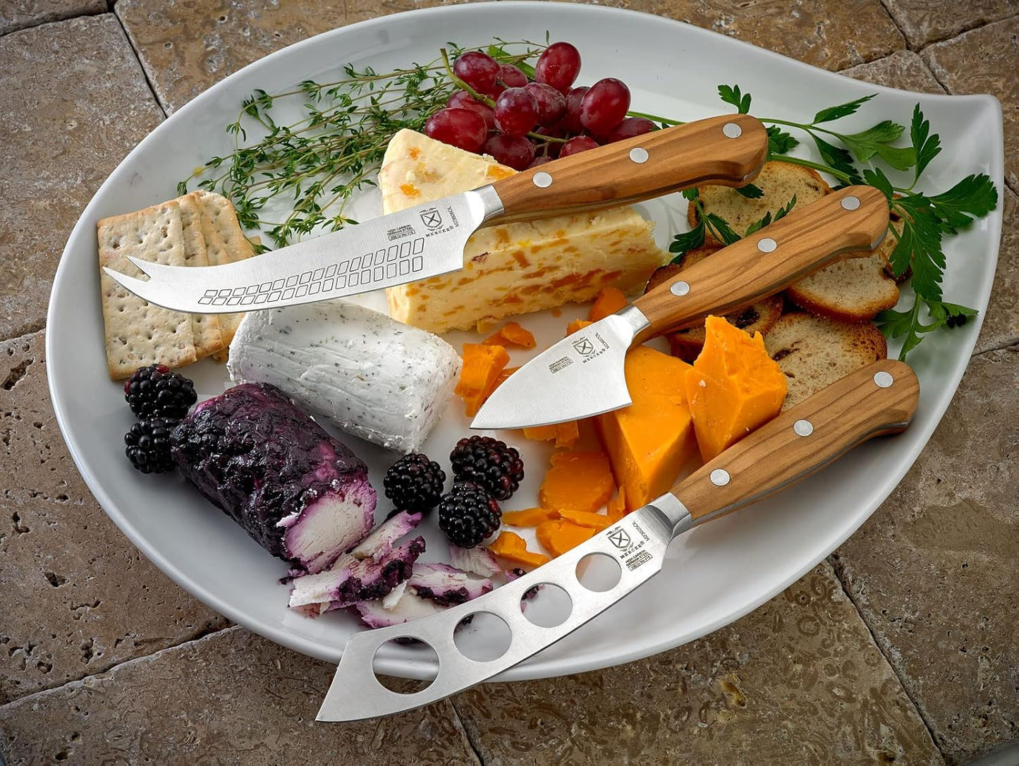 Mercer Culinary Renaissance Cheese Knife Set