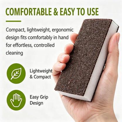 5 Pack Magic Emery Cleaning Sponge, 2026 New Rust Removing Magic Emery Sponge, Multi-Functional Eraser for Kitchen, Bathroom, Sink, Floor & Home Cleaning (5pcs)