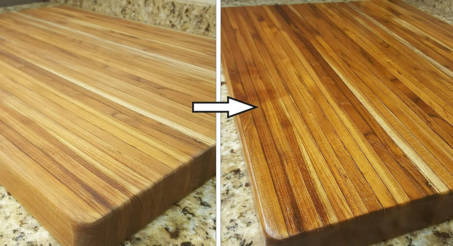 Howard Products Butcher Block Conditioner and Food Grade Mineral Oil for Wood Cutting Boards, 12 Fl Oz - Enhanced Wood Care
