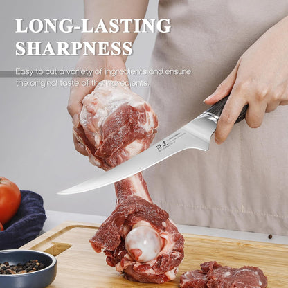 SHANGDAO 7 Inch Japanese Santoku Chef Knife, VG10 Stainless Steel Kitchen Cooking Knife with Pakkawood Handle Gift Box