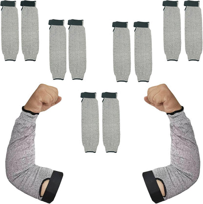 Cut Resistant Farmers Sleeves, Arm Burn Protection Sleeve for Thin Skin and Bruising, Arm Guards for Men Women