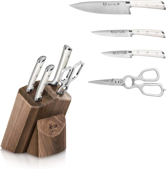 Cangshan S1 Series 7-Piece BBQ Knife Set, Forged German Steel, 1023718