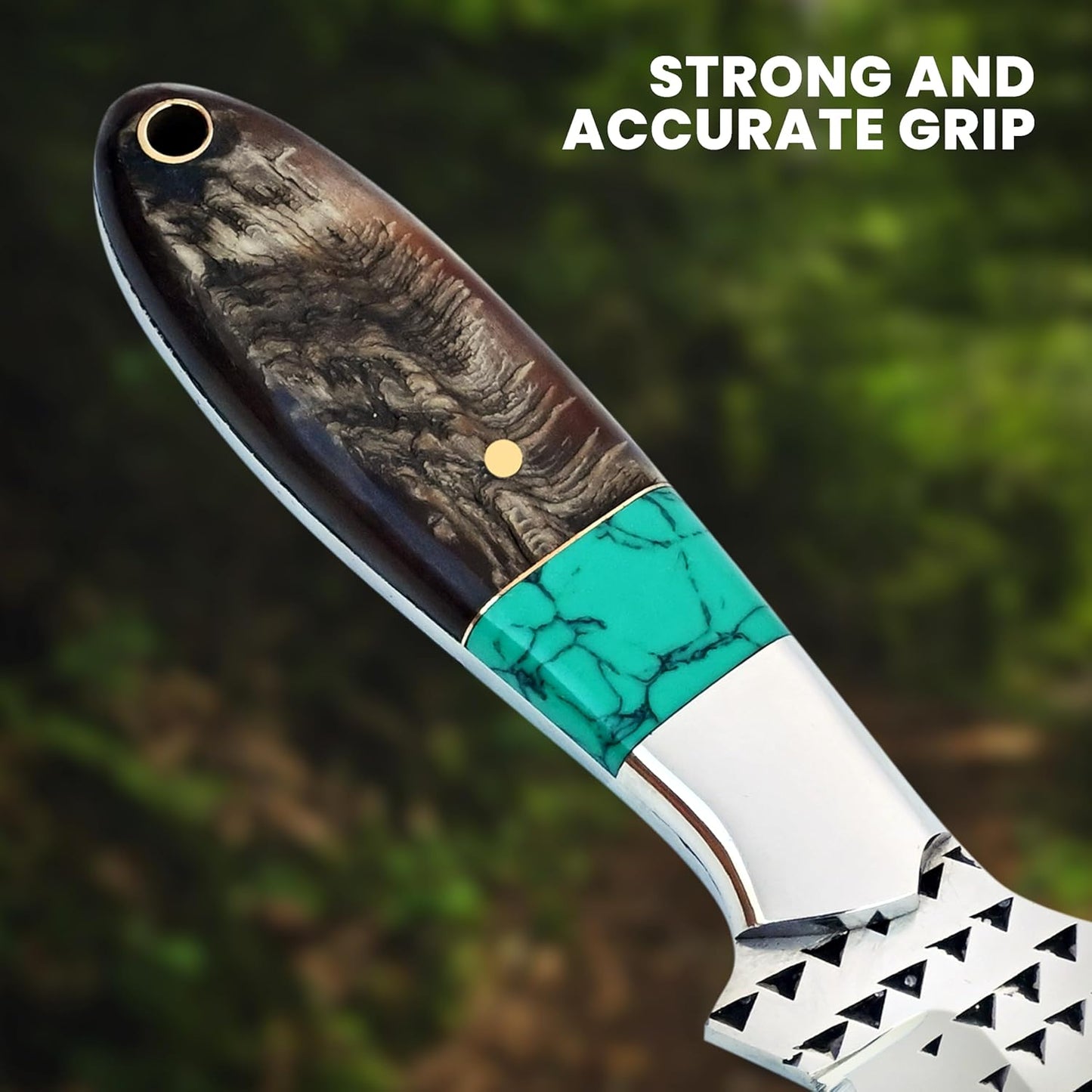 Rasp steel Bull Cutter Knife with Pancake leather sheath, Hunting Knife with holster, Cowboy knife, Fixed Blade (BUCK-STAG)