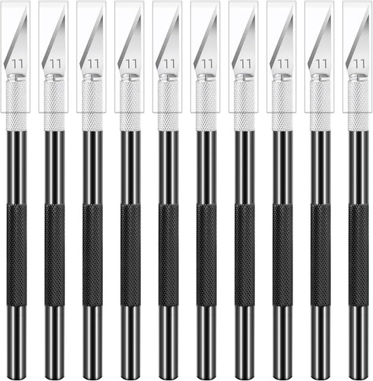 Jetmore 24 Pack Exacto Knife Set, Precision Craft Knife, Hobby Knife Kit for Cutting, Carving, Trimming, Scrapbooking, DIY