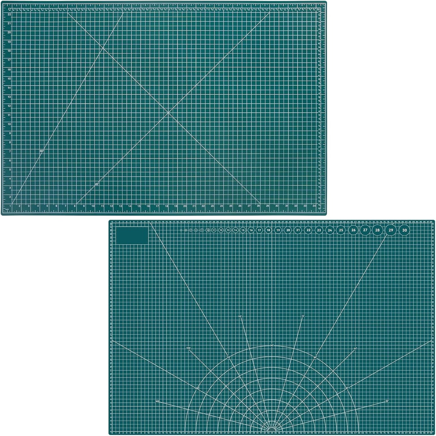 Foldable Self Healing Cutting Mat, 17" x 11", Rotary Cutting Mat for Sewing, Quilting, Scrapbooking, Craft Cutting Board for Hobby Use(A3)