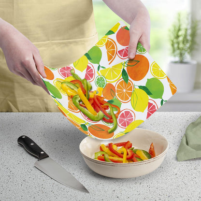 Cut N' Funnel Farmhouse Fall Designer Flexible Cutting Board Mat 15" x 11.5" Made in the USA Decorative Flexible Easy to Clean